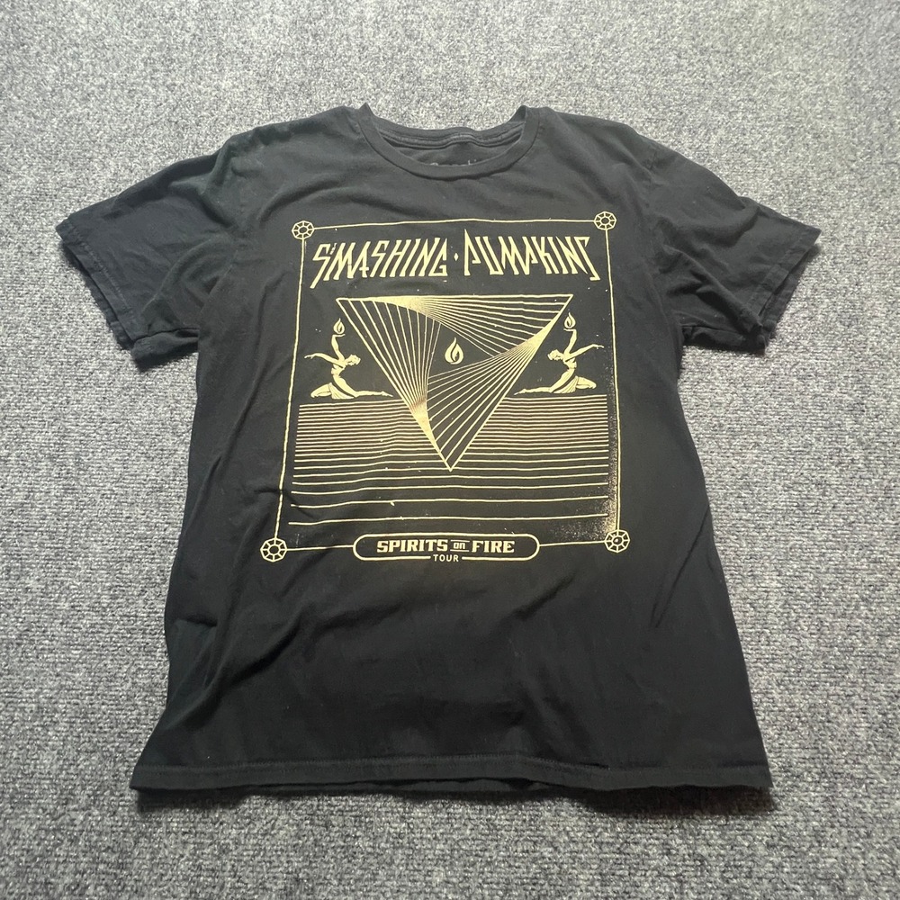 Smashing Pumpkins Spirits On Fire 2022 Concert Tour T-Shirt Black Mens Medium